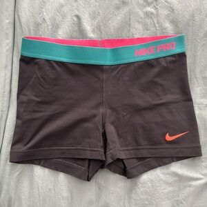 Vintage Nike pro spandex shorts